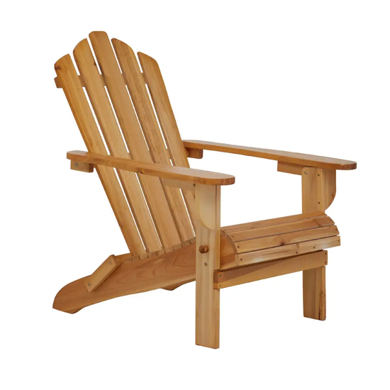 Baxter Outdoor Solid Wood Seating Armchair In Natural