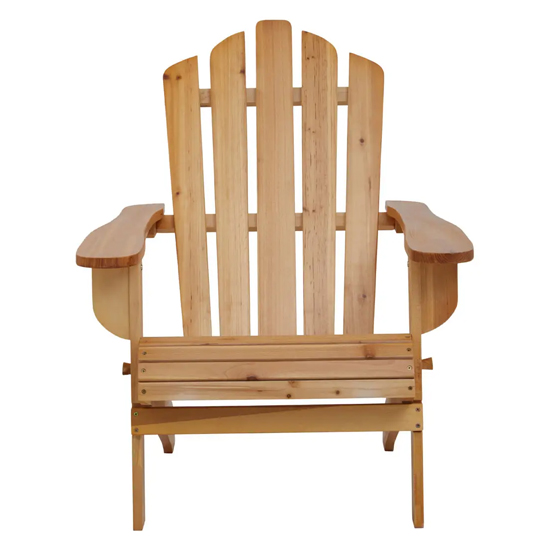 Baxter Outdoor Solid Wood Seating Armchair In Natural