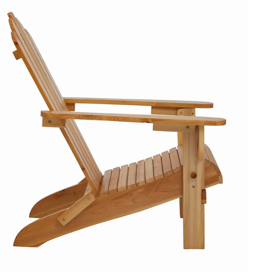 Baxter Outdoor Solid Wood Seating Armchair In Natural