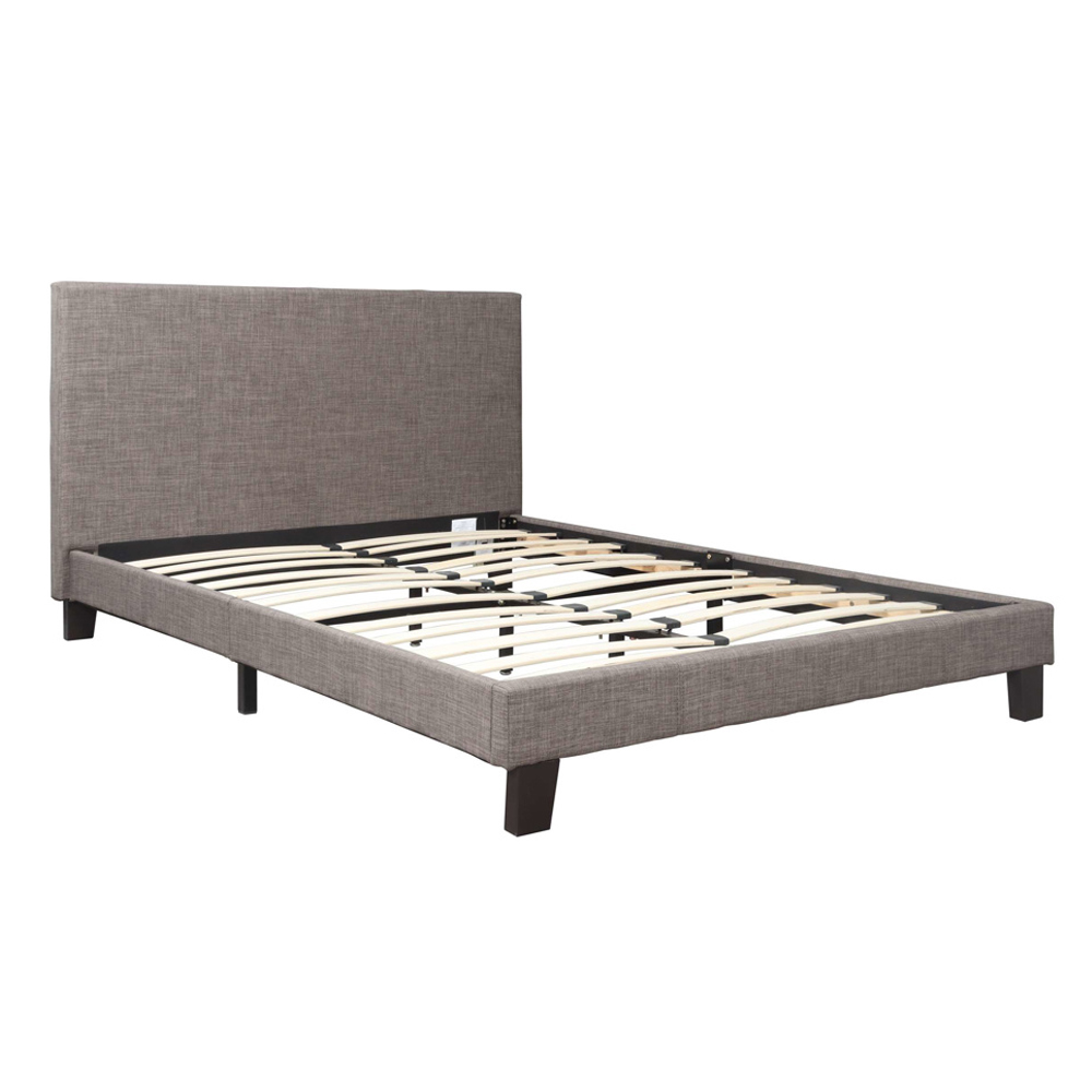 Beano Fabric King Size Bed In Grey