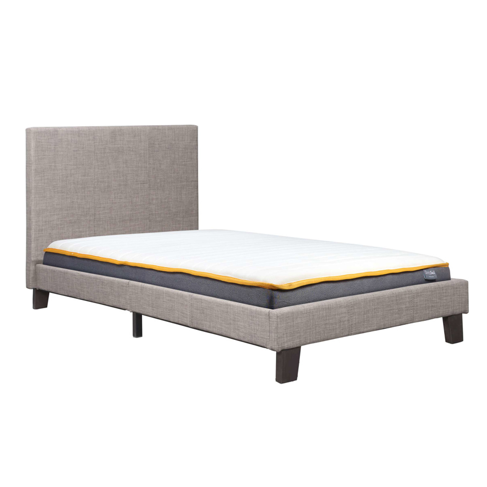 Beano Fabric Single Bed In Grey