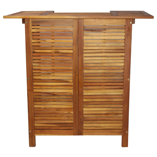 Beatriz Wooden Bar Table In Brown