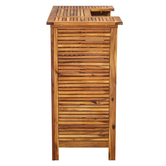 Beatriz Wooden Bar Table In Brown