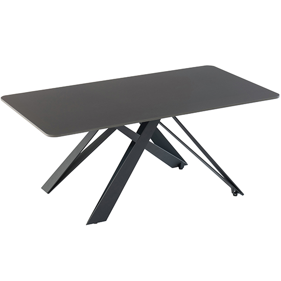 Beatty Sintered Stone Coffee Table In Vik Dark Grey thumbnail