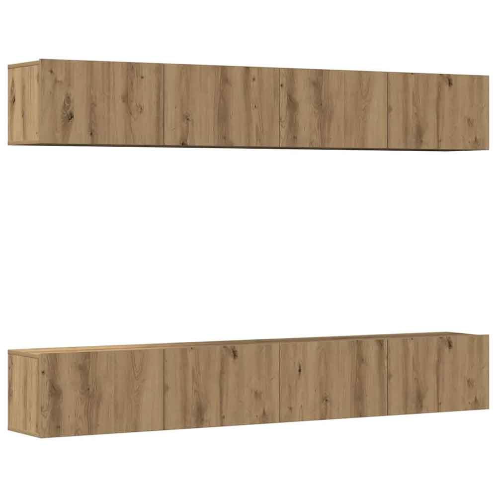 Beaufort 100cm Wooden Entertainment Unit In Artisan Oak