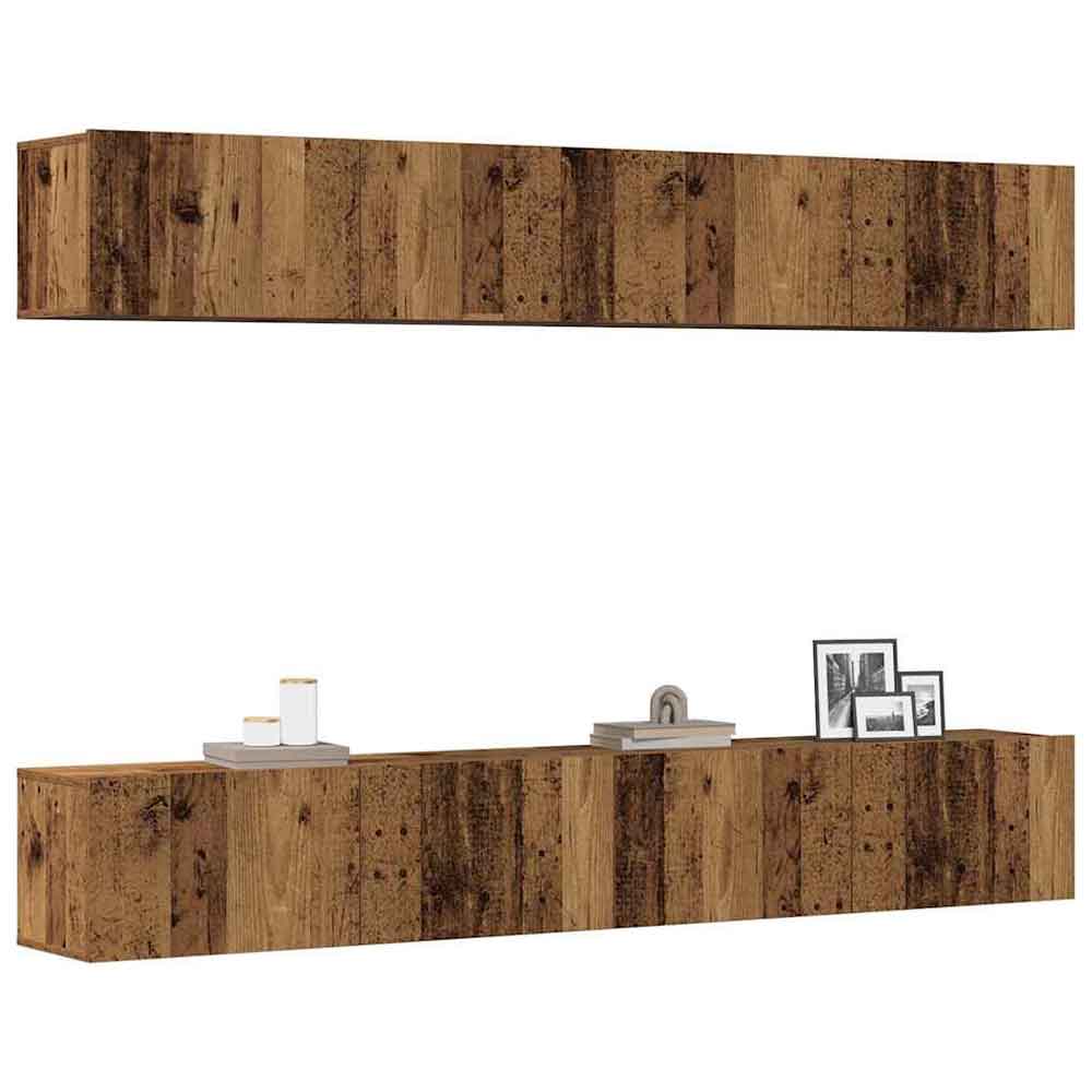 Beaufort 100cm Wooden Entertainment Unit In Brown