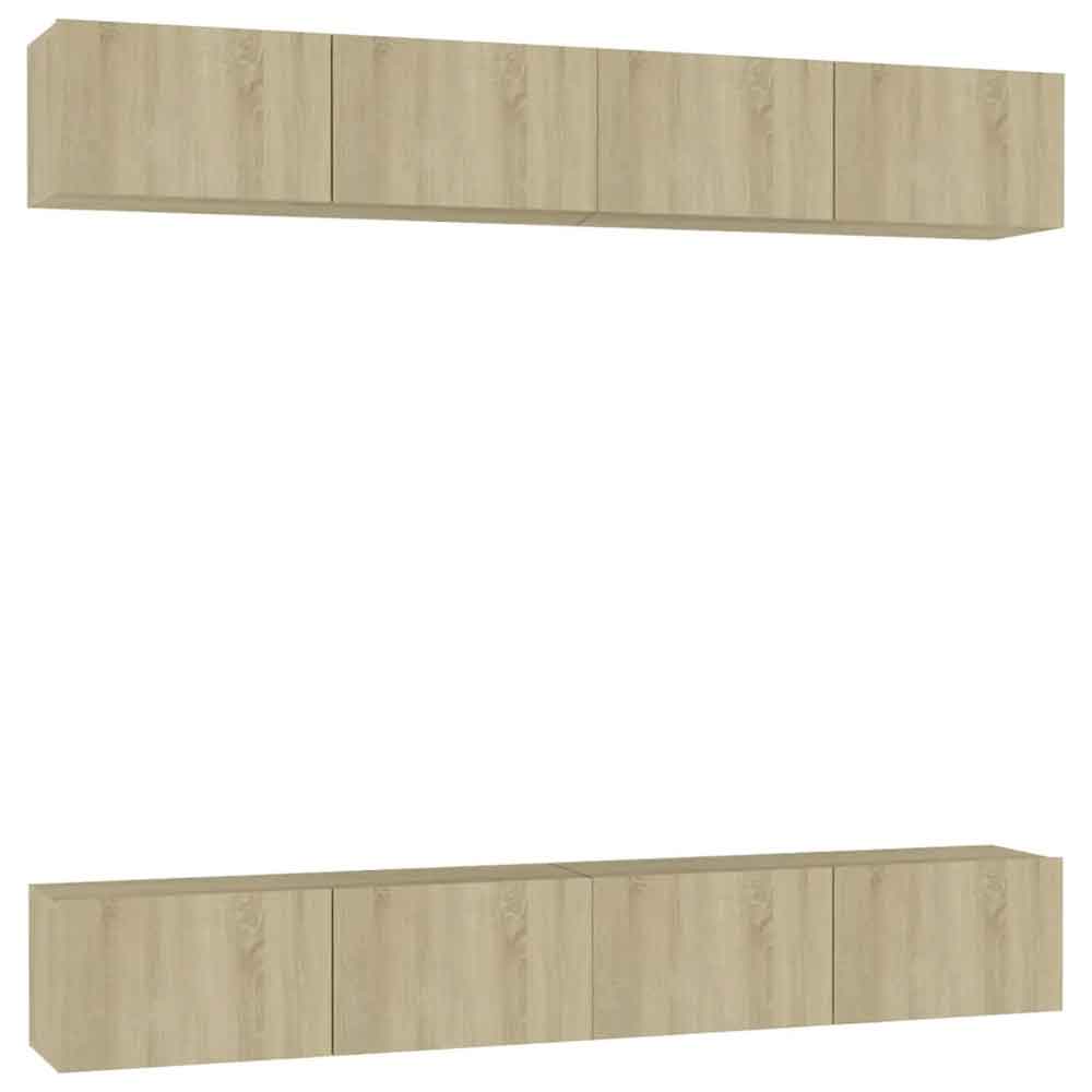 Beaufort 100cm Wooden Entertainment Unit In Sonoma Oak