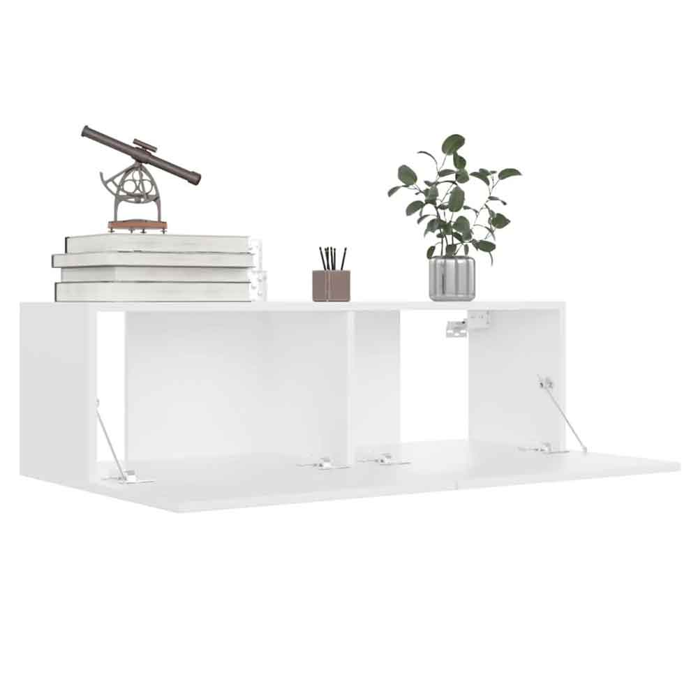 Beaufort 100cm Wooden Entertainment Unit In White