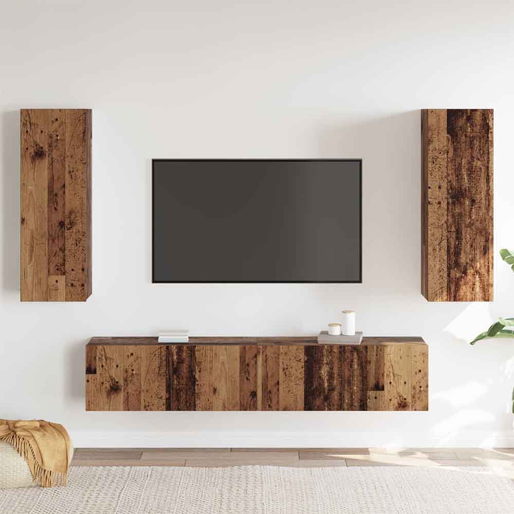 Beaufort 160cm Wooden Entertainment Unit In Brown