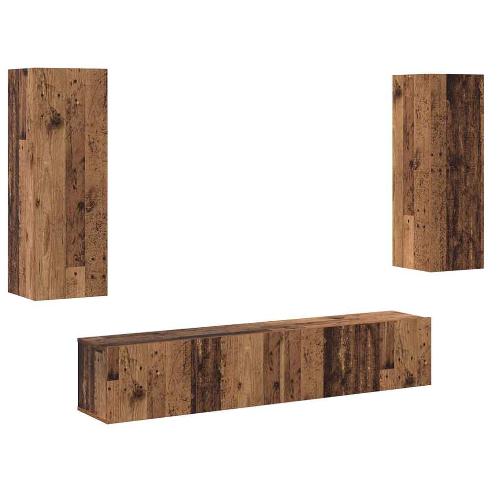 Beaufort 160cm Wooden Entertainment Unit In Brown