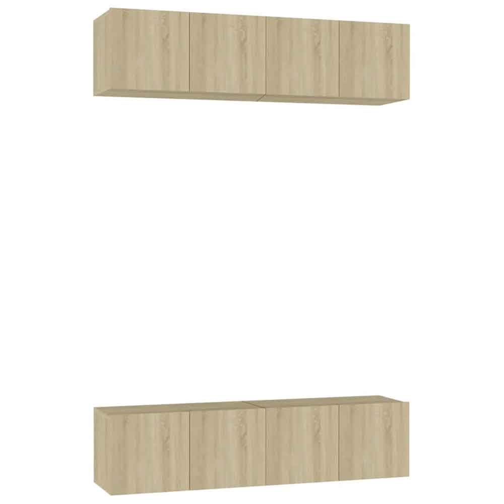 Beaufort 60cm Wooden Entertainment Unit In Sonoma Oak