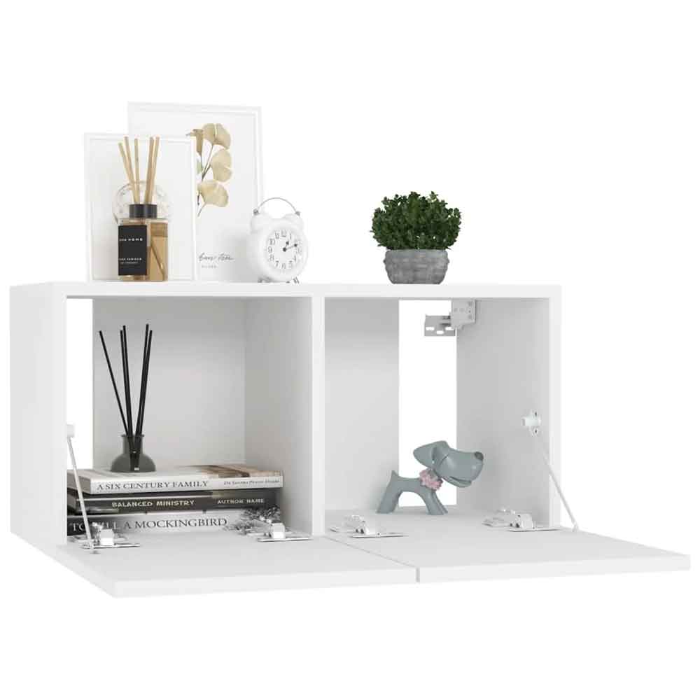 Beaufort 60cm Wooden Entertainment Unit In White