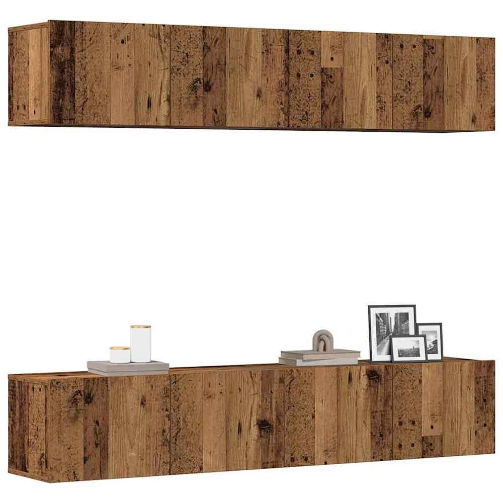Beaufort 80cm Wooden Entertainment Unit In Brown