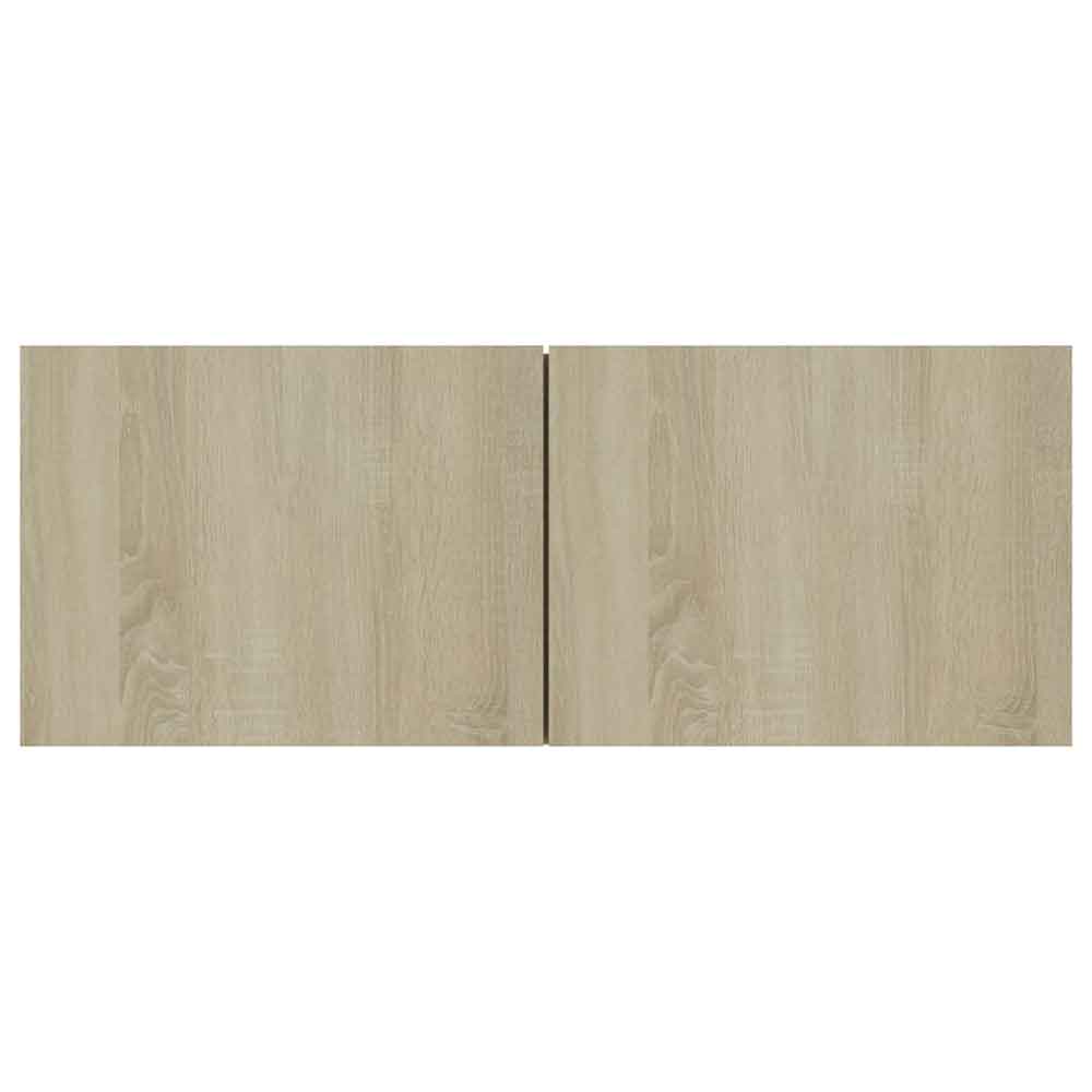Beaufort 80cm Wooden Entertainment Unit In Sonoma Oak