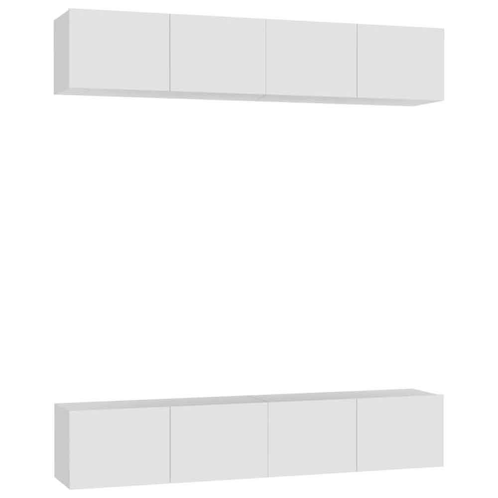 Beaufort 80cm Wooden Entertainment Unit In White