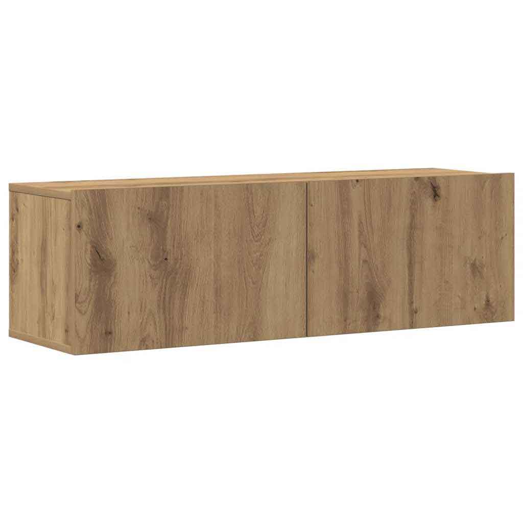 Beaumont 100cm Wooden 3 Piece Entertainment Unit In Artisan Oak