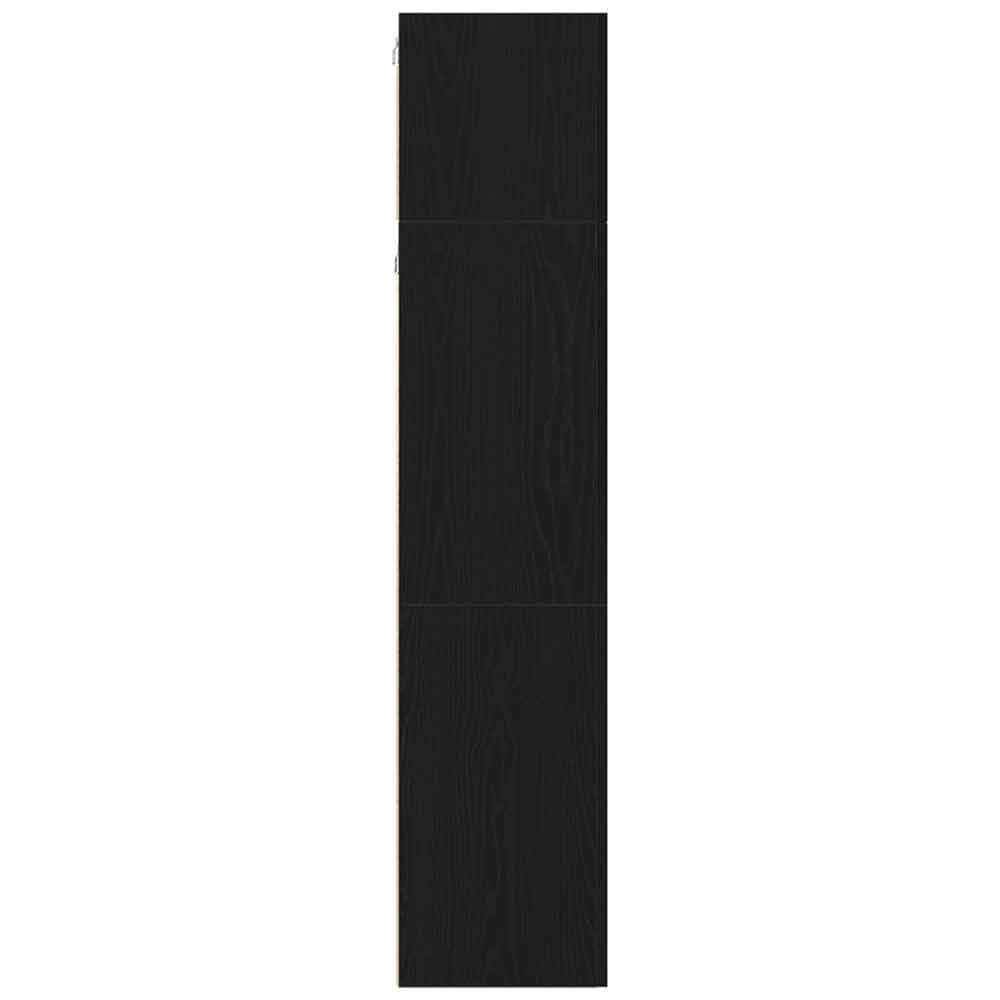 Beaumont 100cm Wooden 3 Piece Entertainment Unit In Black Oak
