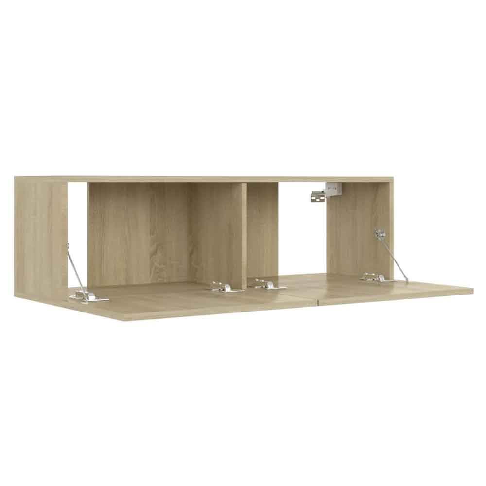 Beaumont 100cm Wooden 3 Piece Entertainment Unit In Sonoma Oak