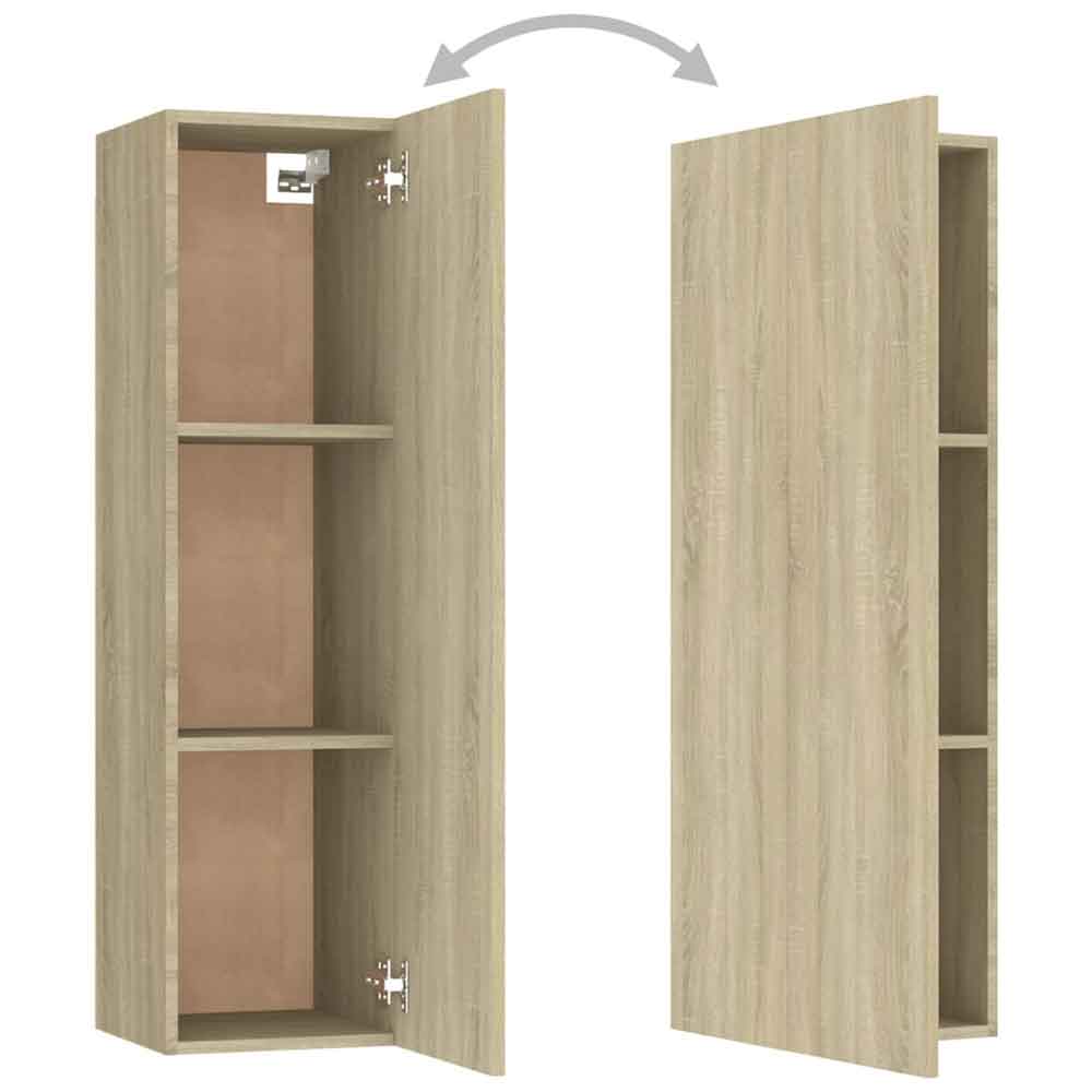 Beaumont 100cm Wooden 3 Piece Entertainment Unit In Sonoma Oak