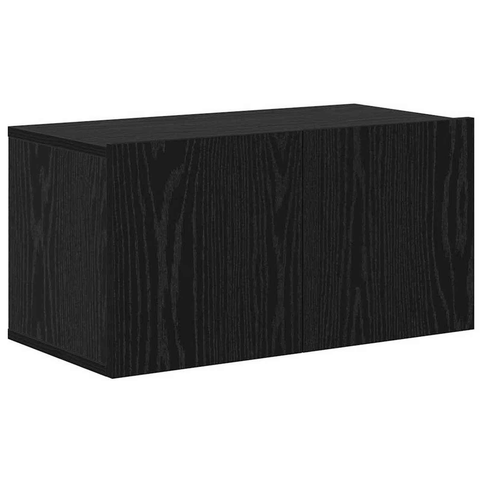 Beaumont 120cm Wooden 5 Piece Entertainment Unit In Black Oak