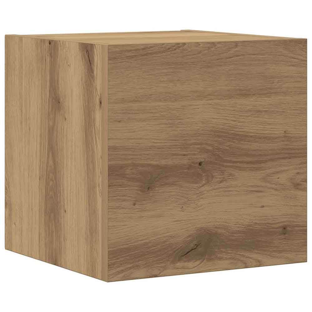 Beaumont 80cm Wooden 3 Piece Entertainment Unit In Artisan Oak