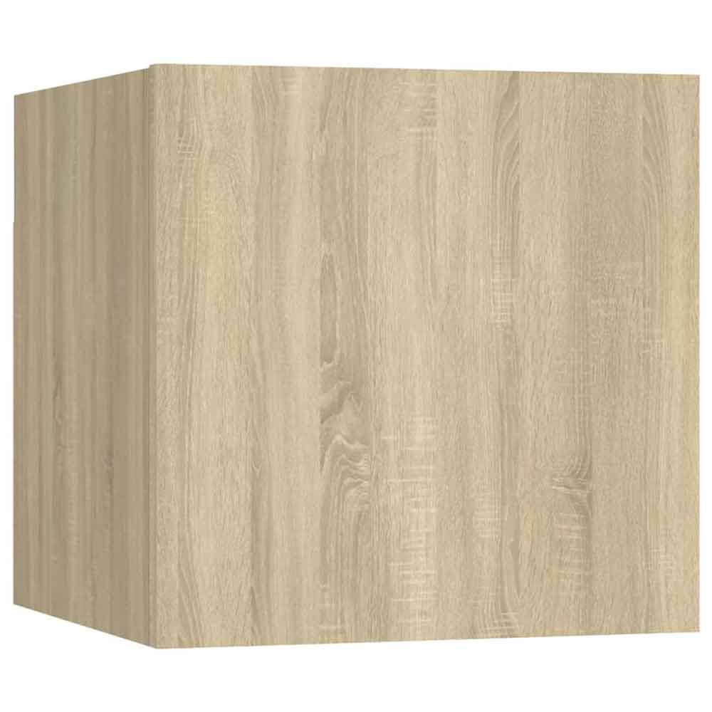 Beaumont 80cm Wooden 3 Piece Entertainment Unit In Sonoma Oak