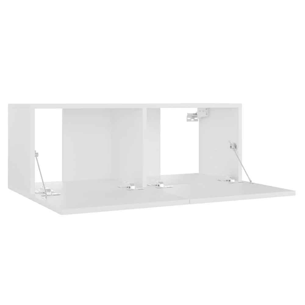 Beaumont 80cm Wooden 3 Piece Entertainment Unit In White
