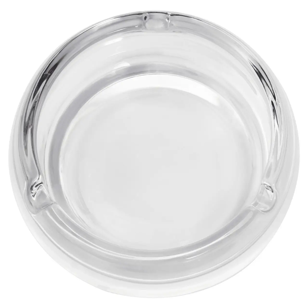 Beaumont Large Crystal Plain Ashtray In Clear