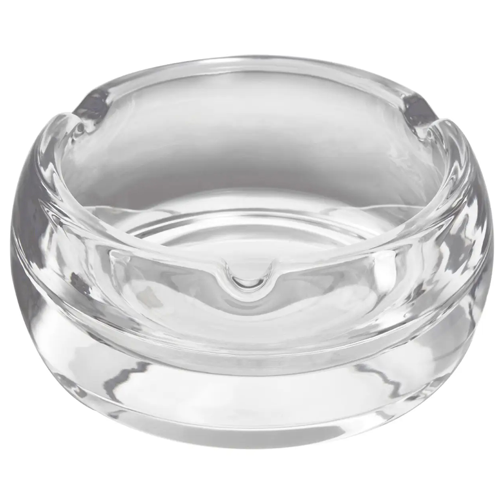 Beaumont Small Crystal Plain Ashtray In Clear