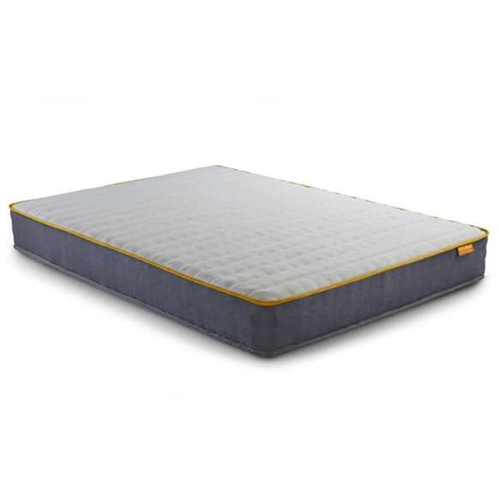 Beauport Fabric Double Mattress In White Blue