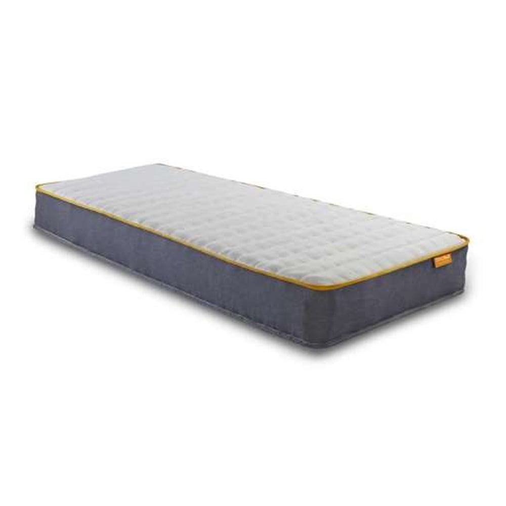 Beauport Fabric Single Mattress In White Blue