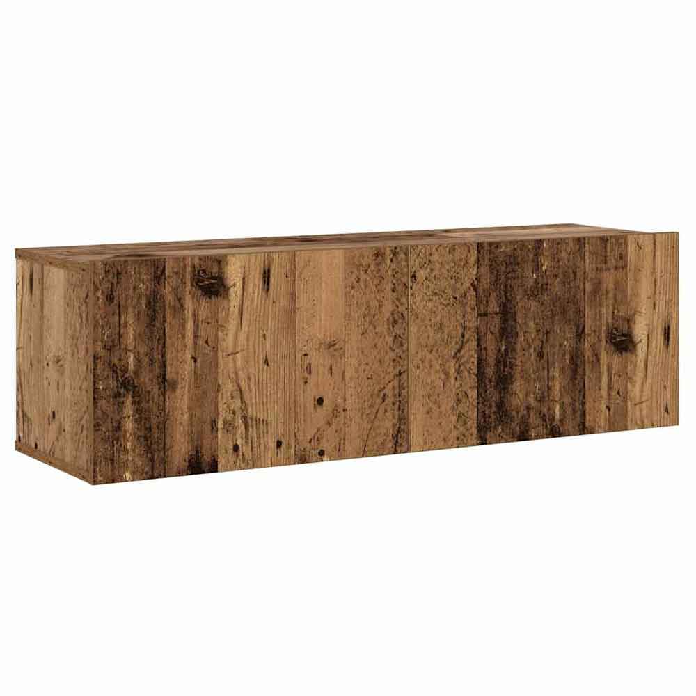 Beaverton 100cm Wooden 3 Piece Entertainment Unit In Brown