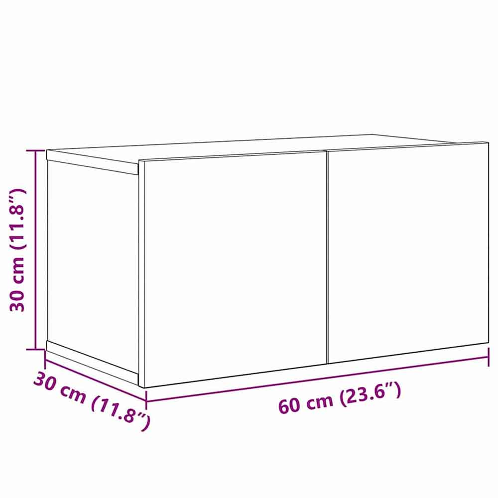 Beaverton 120cm Wooden 6 Piece Entertainment Unit In Artisan Oak