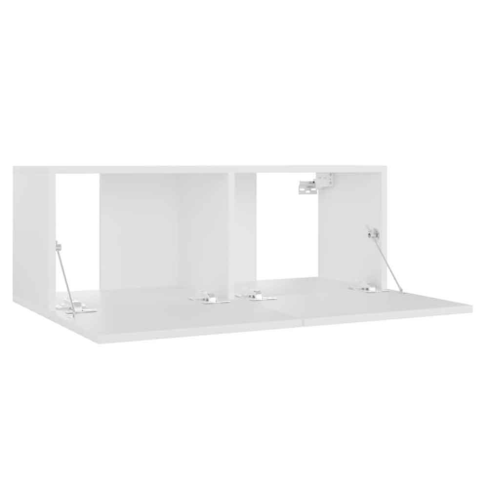 Beaverton 80cm Wooden 3 Piece Entertainment Unit In White