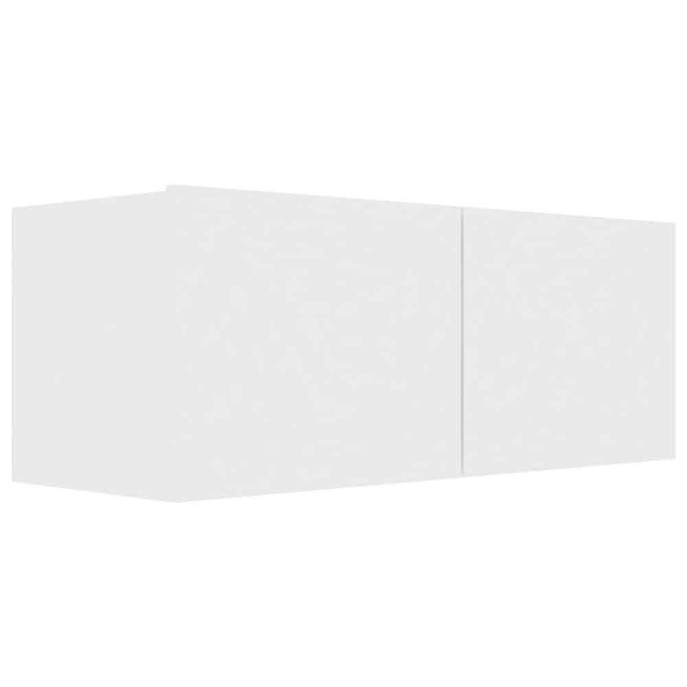 Beaverton 80cm Wooden 4 Piece Entertainment Unit In White