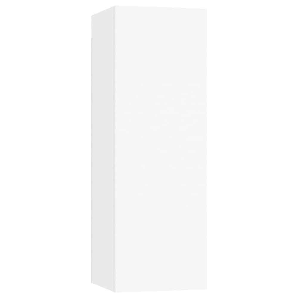 Beaverton 80cm Wooden 4 Piece Entertainment Unit In White