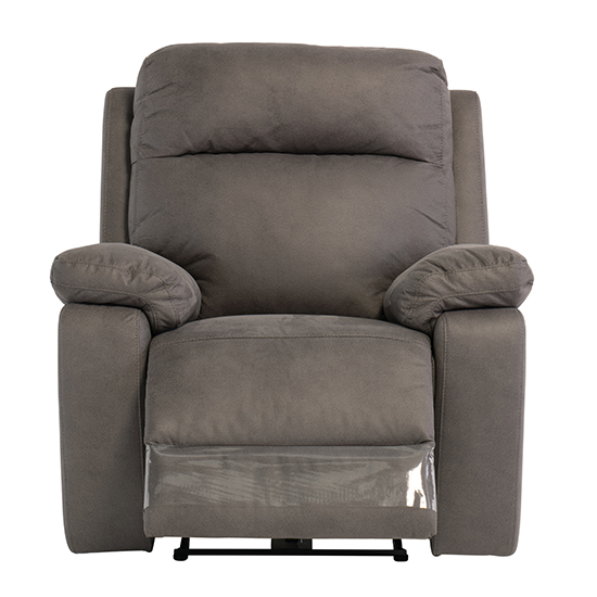 Bedelia Fabric Electric Recliner Armchair With USB In Grey Furniture
