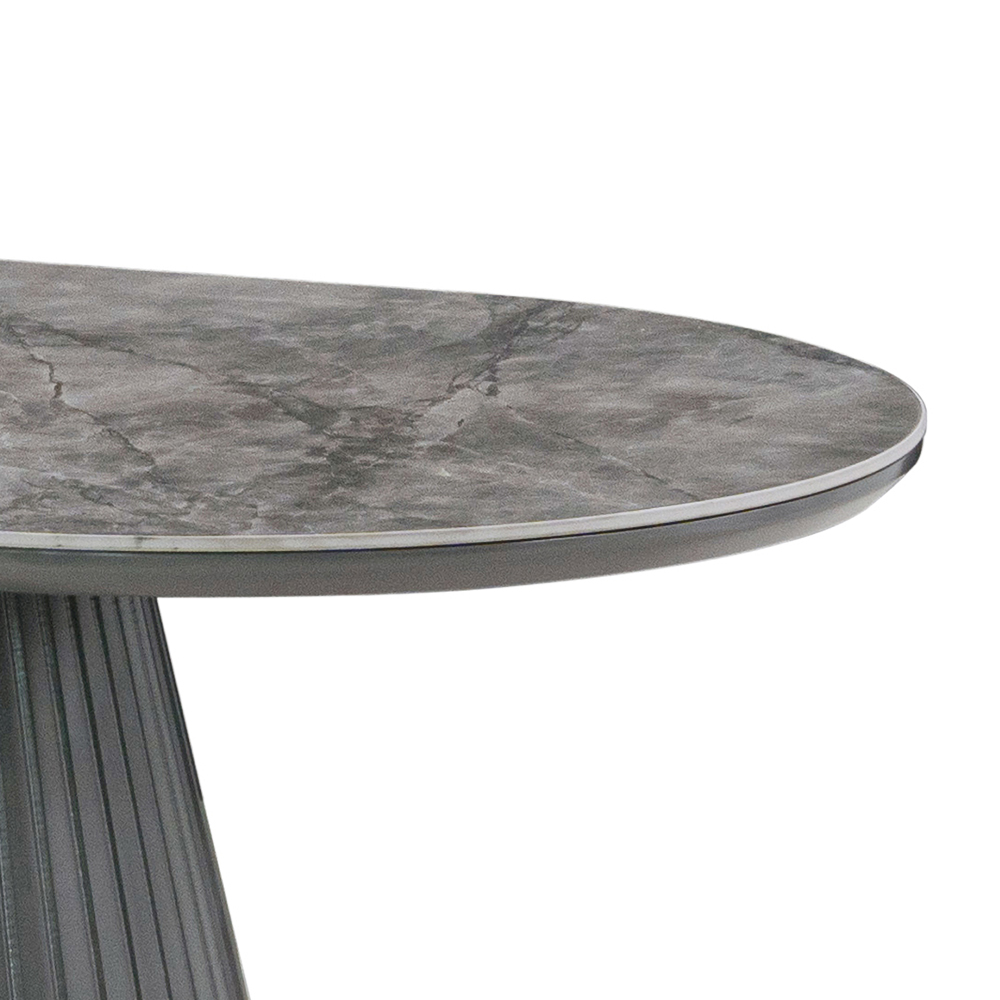 Bedford Rectangular Sintered Stone Top Coffee Table In Grey