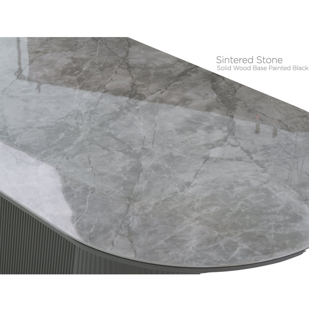 Bedford Sintered Stone Coffee Table In Grey