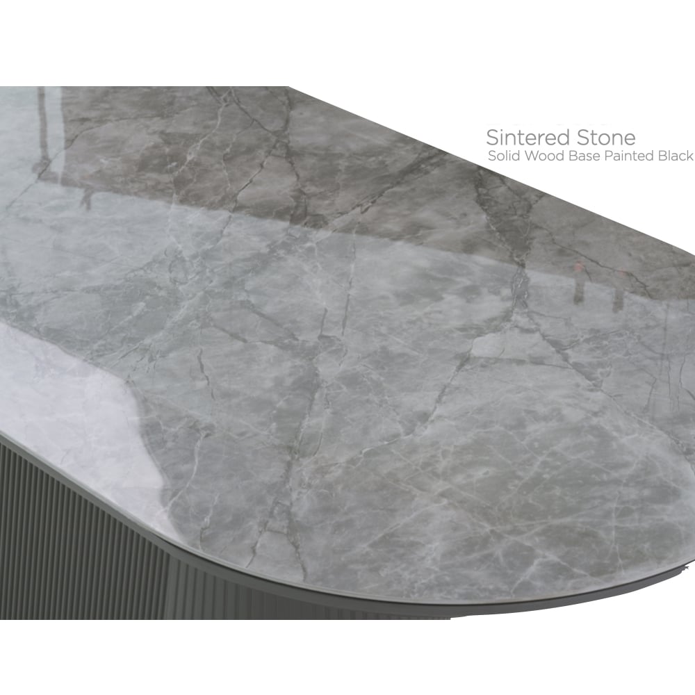 Bedford Sintered Stone Console Table In Grey