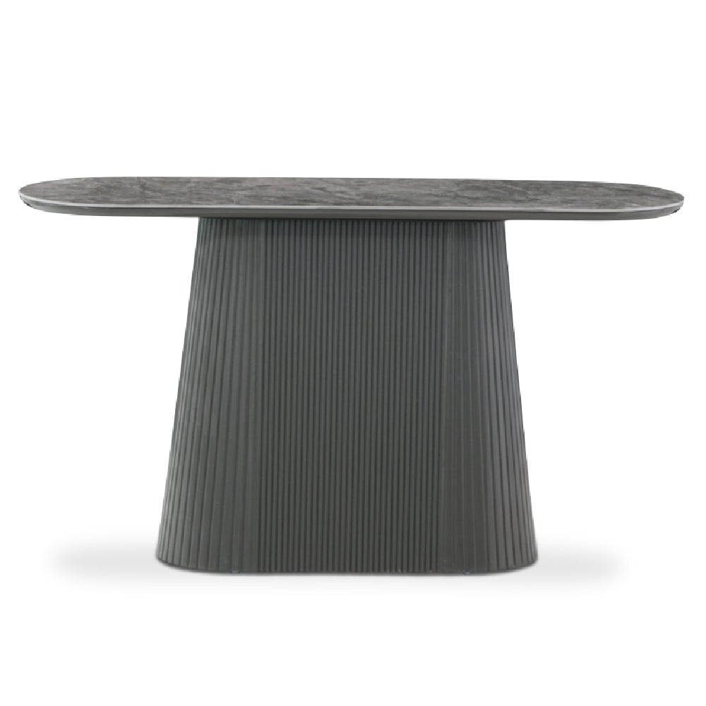 Bedford Sintered Stone Console Table In Grey