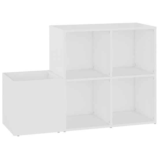 Bedros Wooden Hallway Shoe Storage Cabinet In White