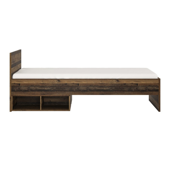 Beeston Wooden Small Single Bed In Walnut