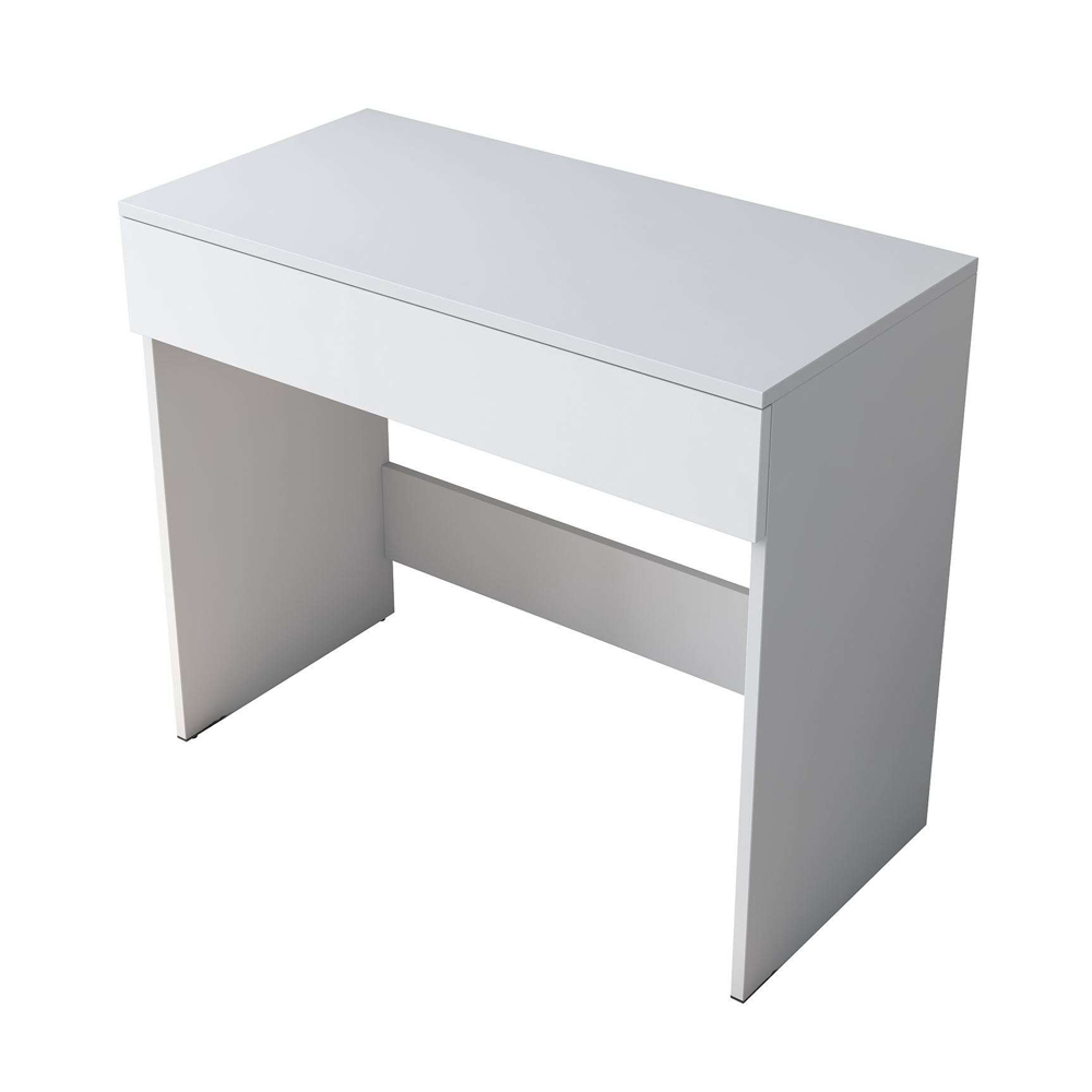 Belara Wooden Dressing Table With 1 Drawer In White