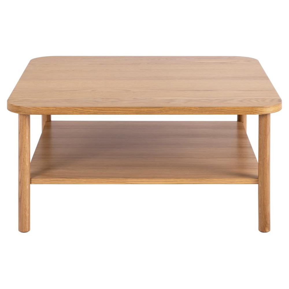 Belcourt Wooden Square Coffee Table - Oak