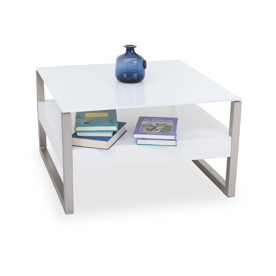 Belenos Glass Top Coffee Table In White With Metal Legs_2