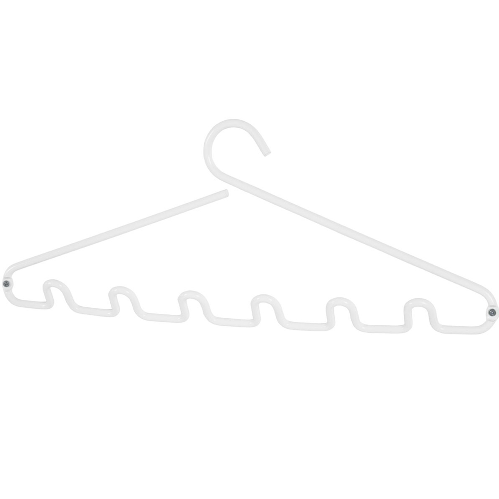 Belfast Large Metal Wall Coat Hanger In White