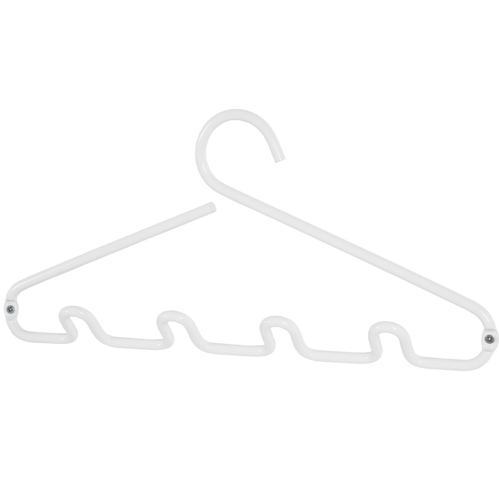 Belfast Small Metal Wall Coat Hanger In White