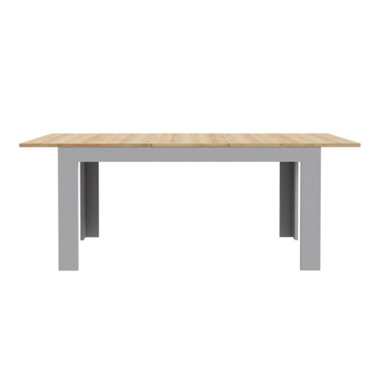 Belgin Wooden Extending Dining Table In Grey And Oak