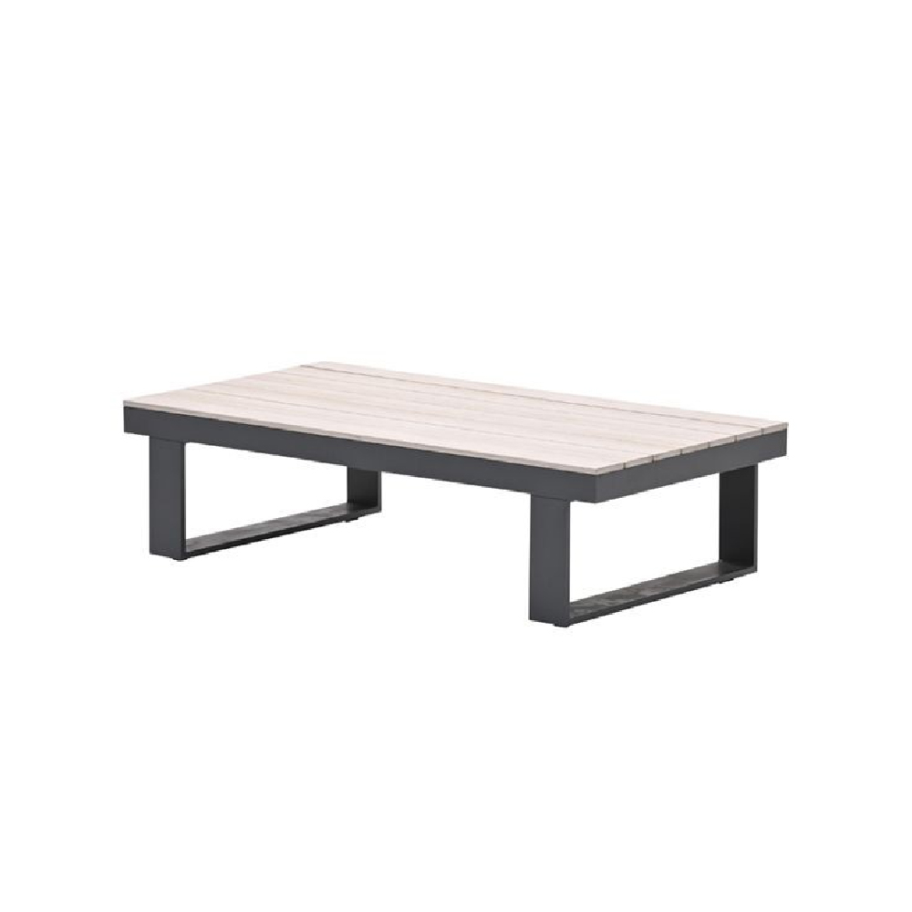 Belgrade Aluminium Garden Lounge Set With Coffee Table In Sand